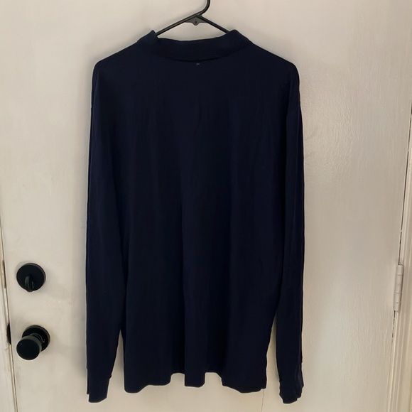 Polo Ralph Lauren Pima Soft Touch, Collared, Navy Long Sleeve - Picture 9 of 11